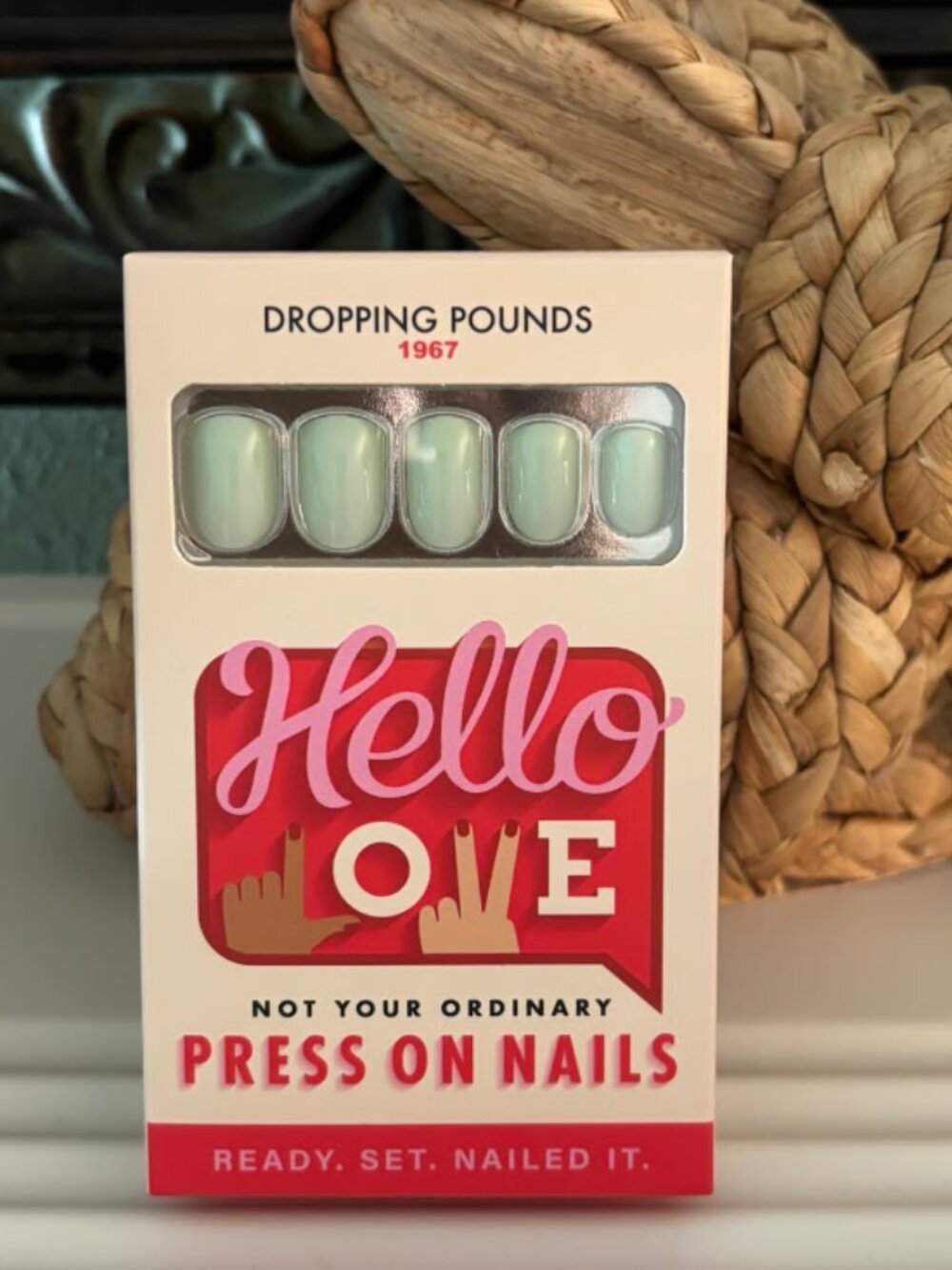 Hello Love Dropping Pounds Press On Nails